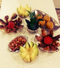 سفره افطاری چهارم ماه رمضان