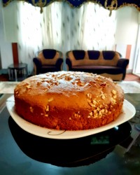 کیک شکلات و گردو