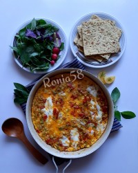 املت کدو سبز