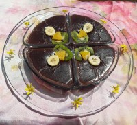 پودینگ شکلات خامه ای