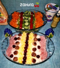 آلبالو پلو با گوشت قلقلی