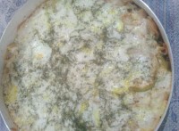 شام دیشبمون جاتون خالی دوستان .لازانیا با ماکارونی فرمی