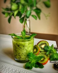 اسموتی کیوی با نعناع
