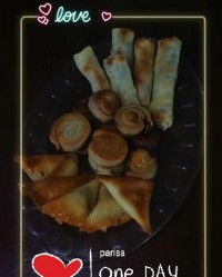 بورک گردویی و پنیری و شکلاتی