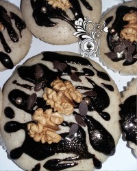 کیک فنجونی گردویی