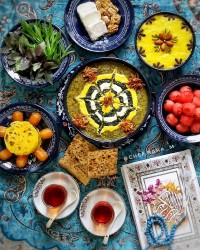 سفره افطاری ?صرفا جهت عکاسی