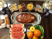 خوشمزه های بعدازافطاربانون و بامیه و زولبیای خودم پز