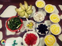 سفره افطاری شب هشتم ماه رمضان
