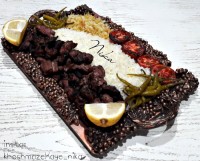 کباب چنجه بره مزه دار شده