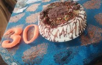 کیک تولد سی سالگی خواهرم