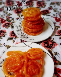 زولبیا بدون جوش شیرین