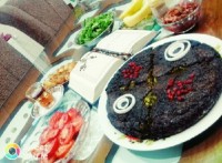 سفره افطاری شب نهم ماه رمضان