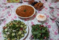 افطار با بامیه های خودم پز ??