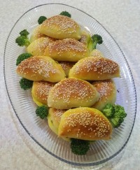 پیراشکی گوشت با خمیر معرکه