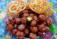 بامیه و زولوبیا خونگی خوشمزه