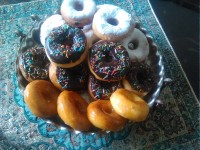 اینم از دوناتهای خشمزه دوستان عزیز نماز وروزهاتون قبول درگاه حق الهی همیشه سلامت باشید