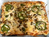 °○♡پیتزای مرغ وقارچ♡○°