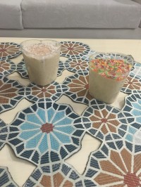 فرنی گل محمدی