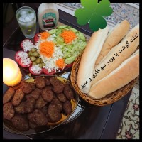 کتلت گوشت با پودر سوخاری و سیر