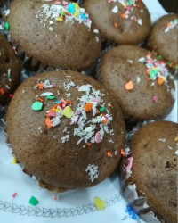 کاپ کیک شکلاتی بدون فر❤