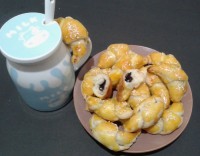 نان کراسان شکلاتی (2)