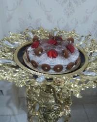 کیک اسفنجی گردویی