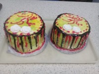 کیک روزمعلم وکاردستیهای بچه هام برام معلماشون