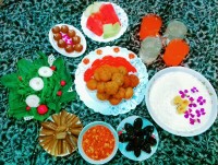 سفـــره افطاری شــــب شانــزدهـــم ماه رمضــان