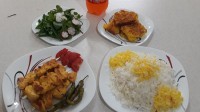 جوجه ماهیتابه ای و ته چین (^_^)