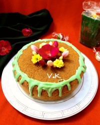 کیک تولد بدون فر