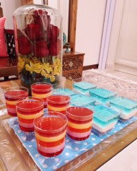 چیزکیک تک نفره و ژله