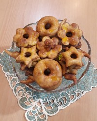 شیرینی حلقه ایی برای دوست عزیزم مهناز جان