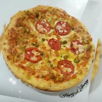 پیتزای مرغ وسبزیجات