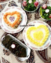 کوکوی سبزی با گردو