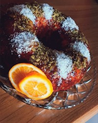 کیک پرتقالی خوشمزه من ?