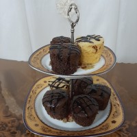 کاپ کیک قهوه کاکائویی