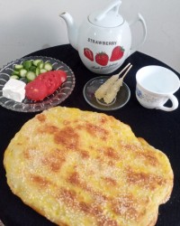 نان بربری خانگی