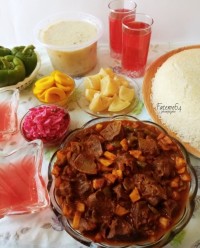 سفره افطاری نوزدهم ماه رمضان 1399