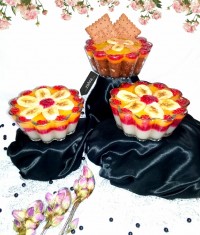 پودینگ سه لایه