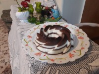 دسر شیر عسلی