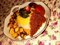 جوجه کباب زعفرونی