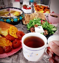 شلہ زرد ناگت مرغ افطاری