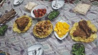 بوقلمون وجوجه کباب