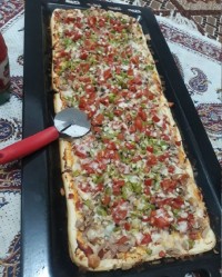 اینم پیتزای دیشب ما مرسی از لایک هاتون ???