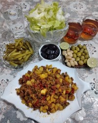 خوراک گوشت چرخ کرده