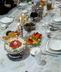 اولین میزبانی افطار زندگی مشترکمون