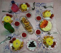 افطاری شب بیست و چهارم