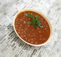 خوراک لوبیا باقارچ