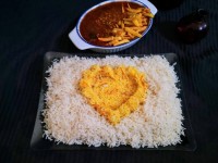 شکر پلو با خلال پرتقال