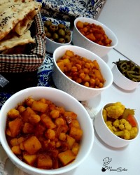 خوراک نخود وزیره